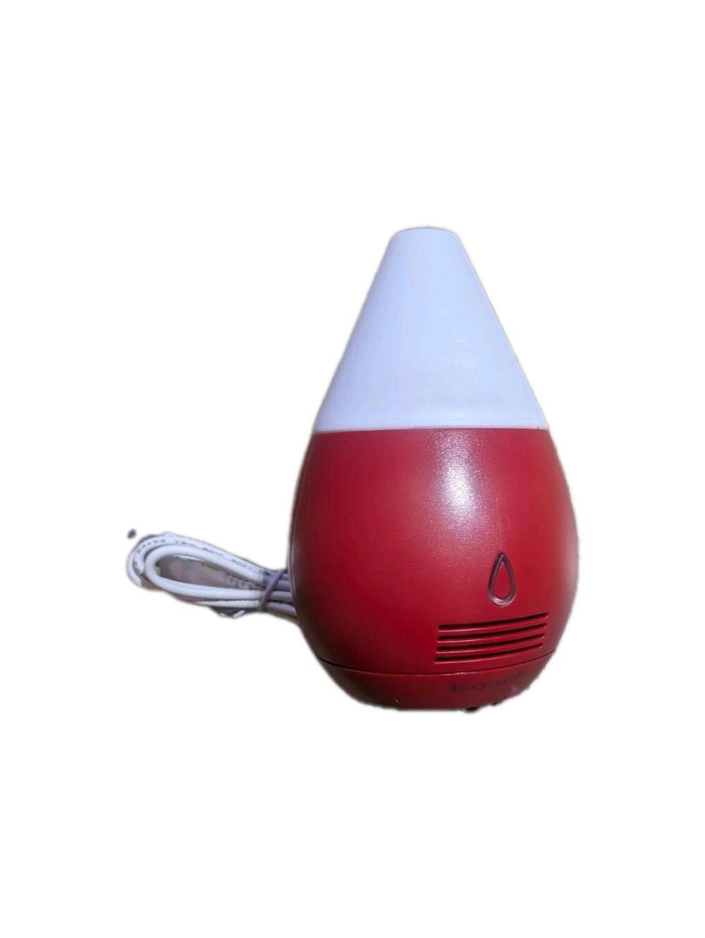 SpaRoom Mini Scentifier Essential Oil Fan Diffuser + Pads Red USB Color-Changing